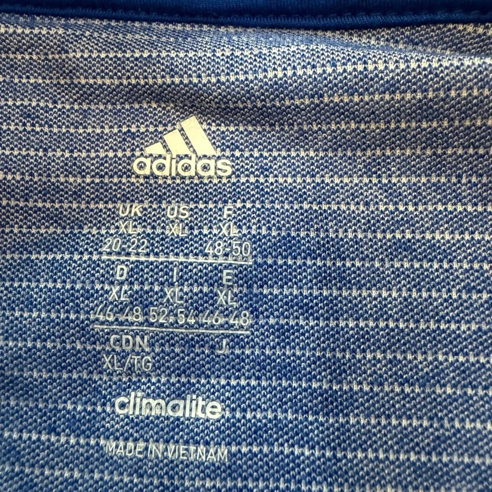 Adidas Golden State Warriors Men M Blue Quarter Zip Climalite AJ2273 Pullover